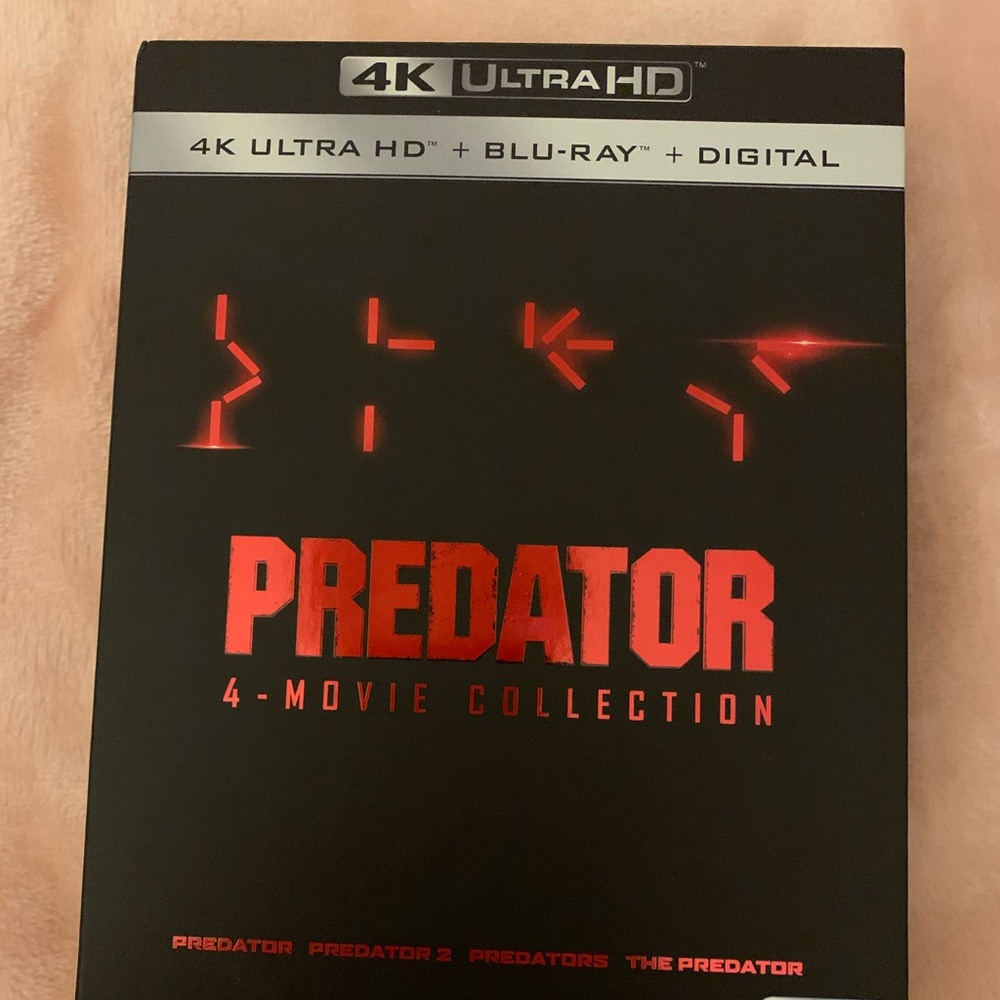 BRAND NEW (Broken seal) PREDATOR 4 movies